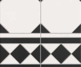 Декор Oxford Negro Cenefa 33.3x33.3 от Realonda Ceramica (Испания)