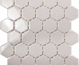 Мозаика Hexagon small Grey Glossy (MT20116) 27.1x28.2x6 от StarMosaic (Китай)