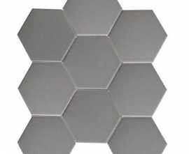 Мозаика Hexagon big Grey Matt (FQ21016) 25.6x29.55x6 от StarMosaic (Китай)